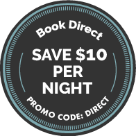 Book direct with promo con 5OFF and get 5$ Less for night